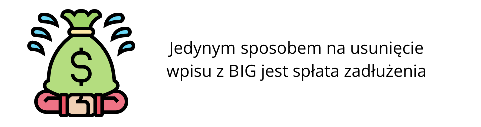 big jak usunąć wpis